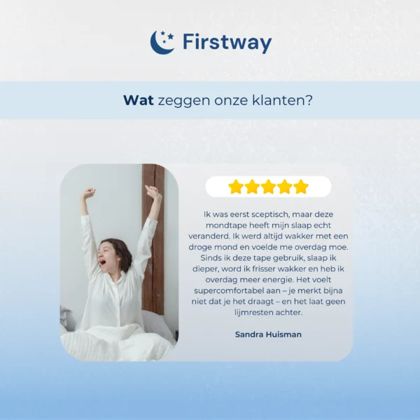 Firstway Premium Mondtape - Anti-Snurk - 30 stuks - Afbeelding 7